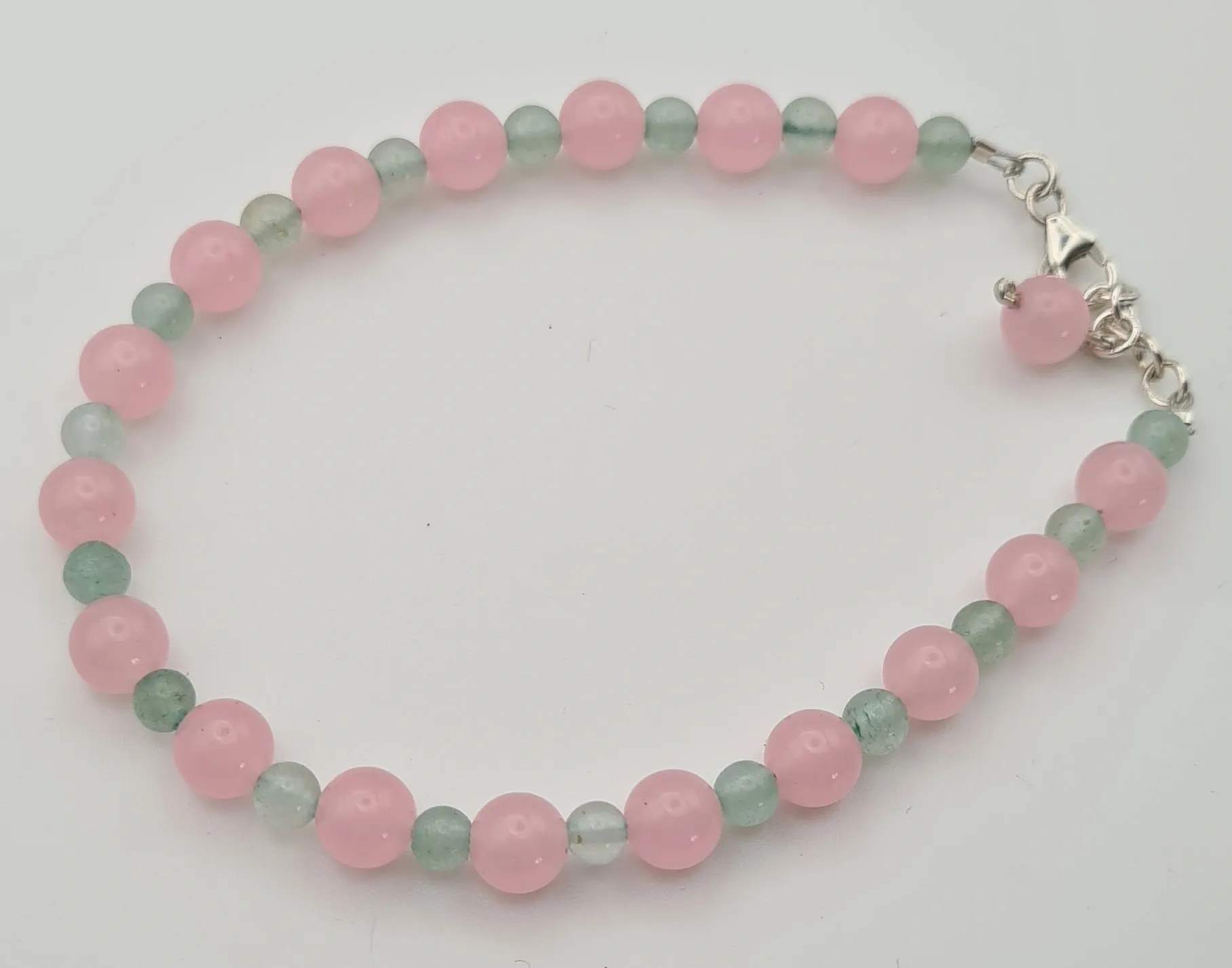 Rose Quartz & sterling silver