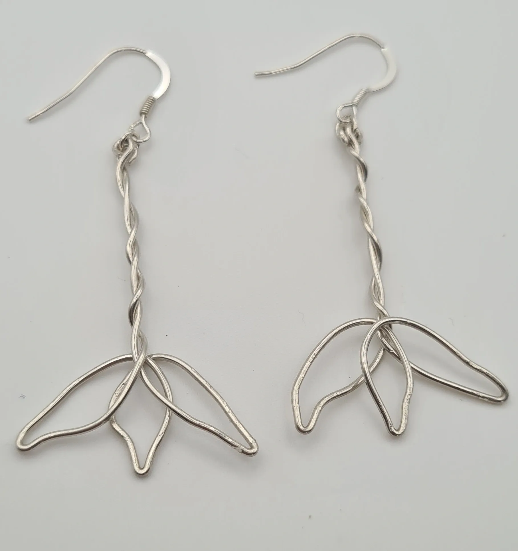 Sterling Silver tulips Earrings