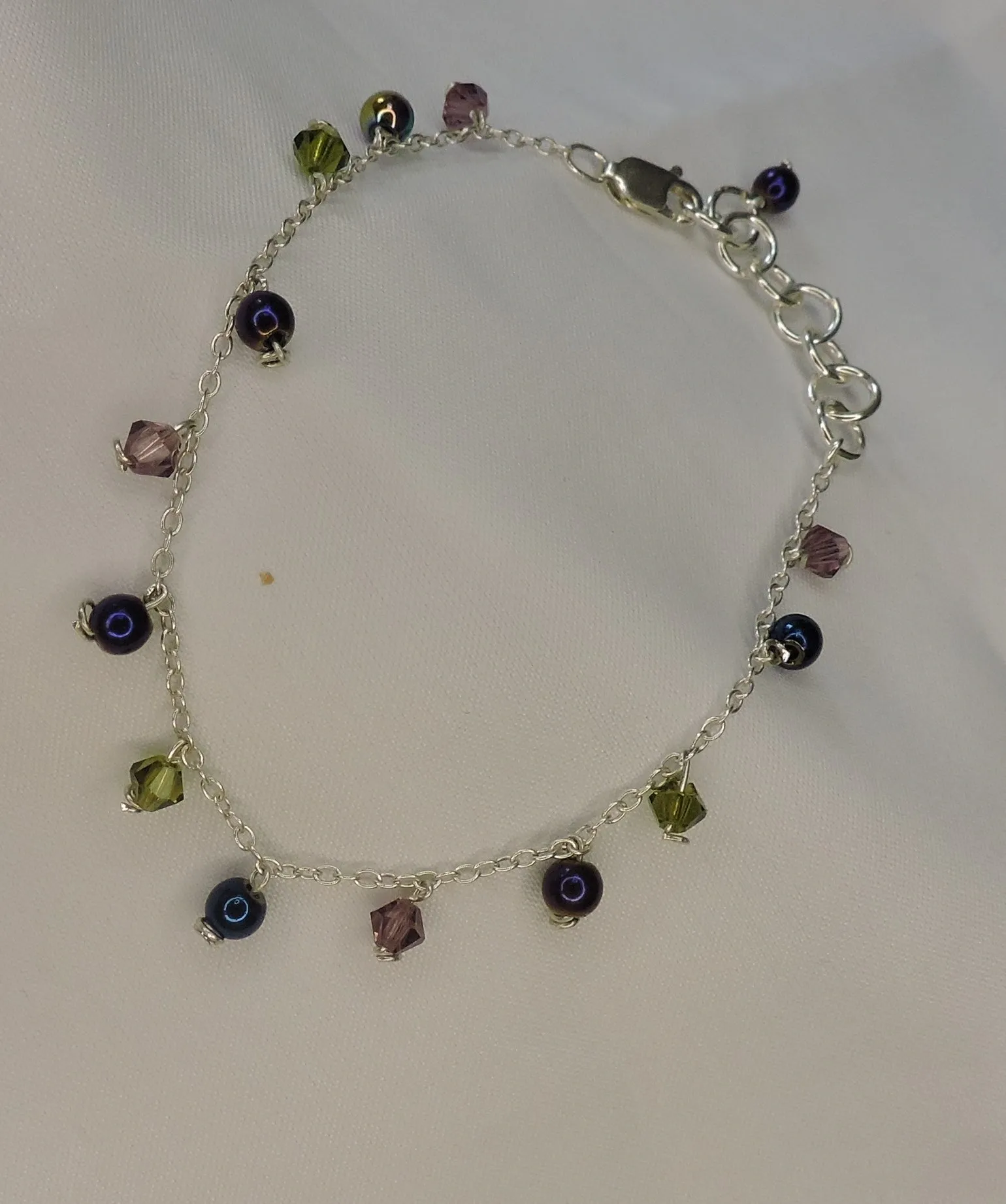A crystal bracelet