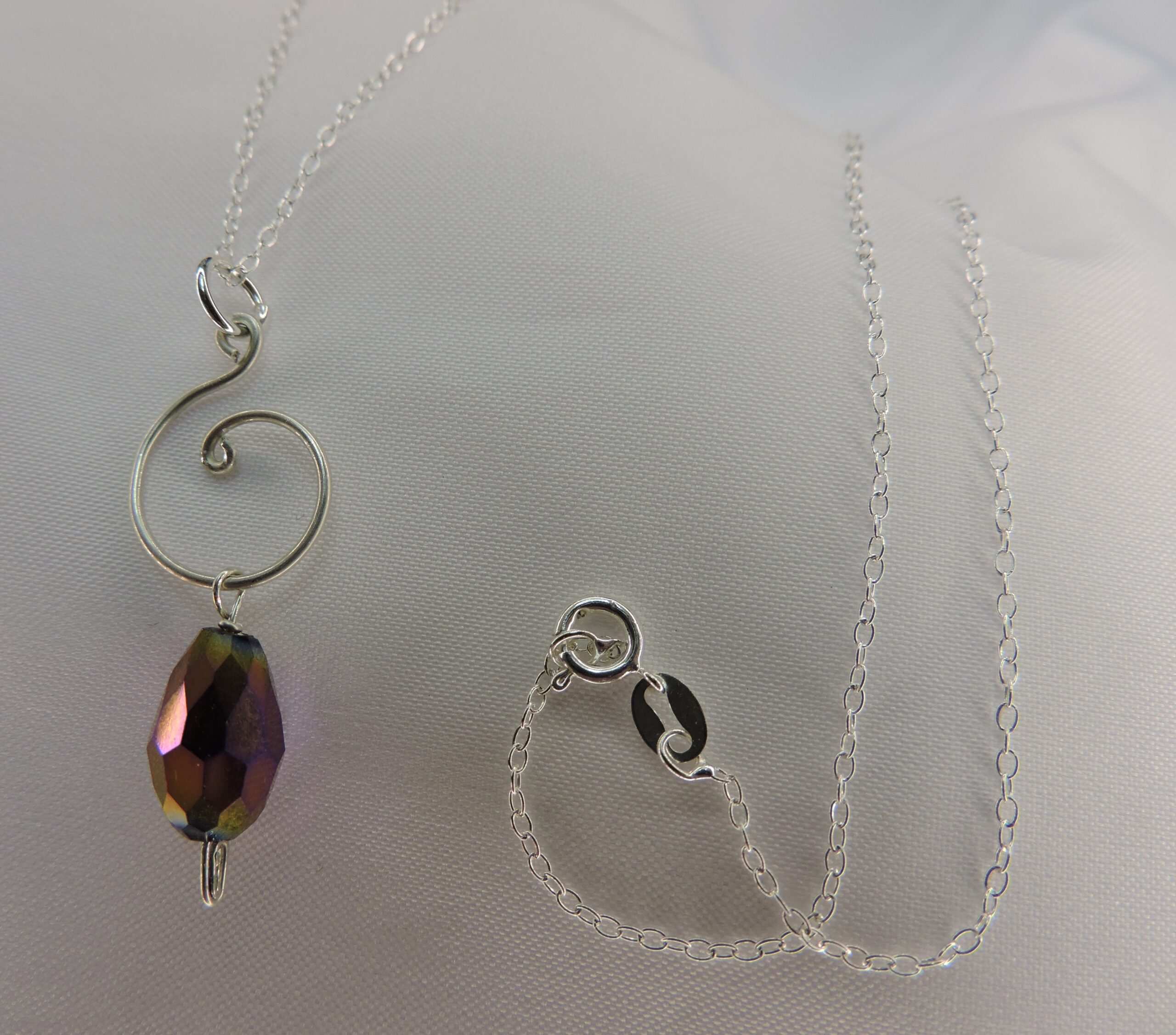 crystal sterling silver