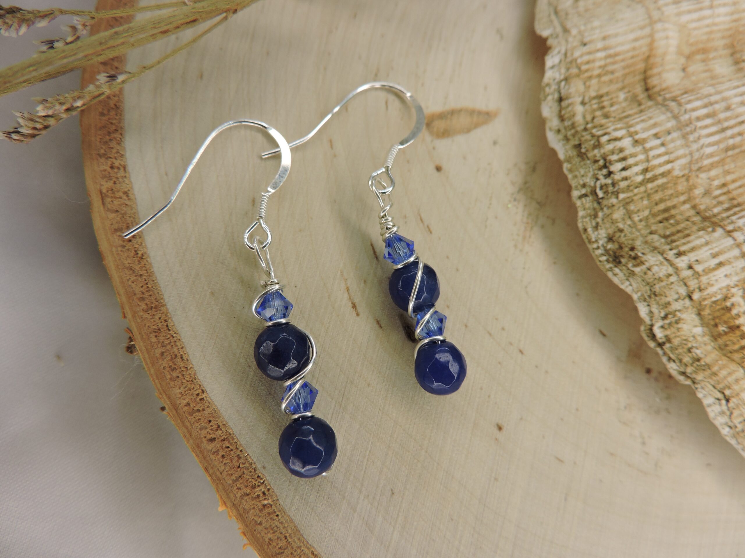 sodalite earrings
