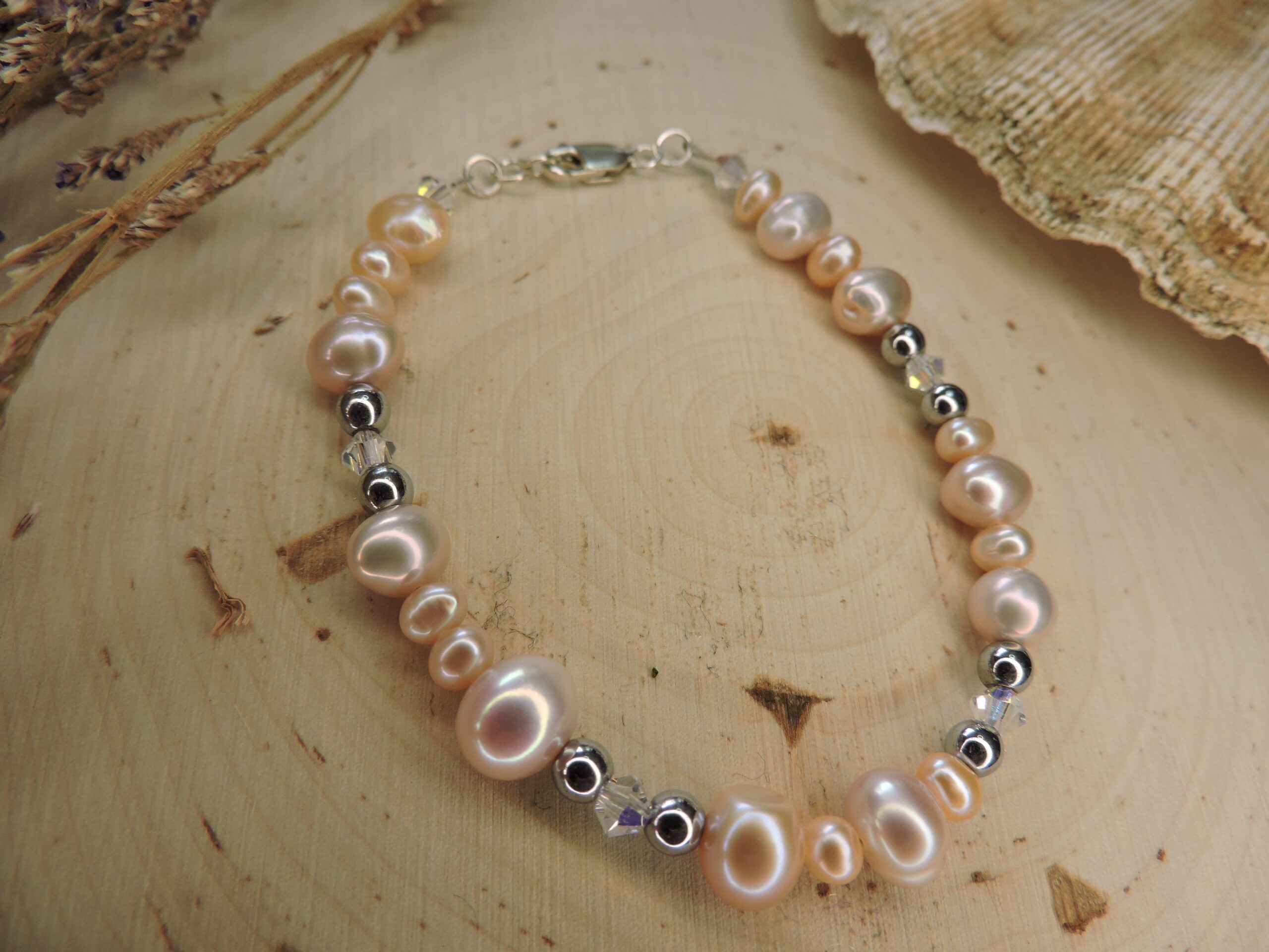 Pink Pearl Bracelet