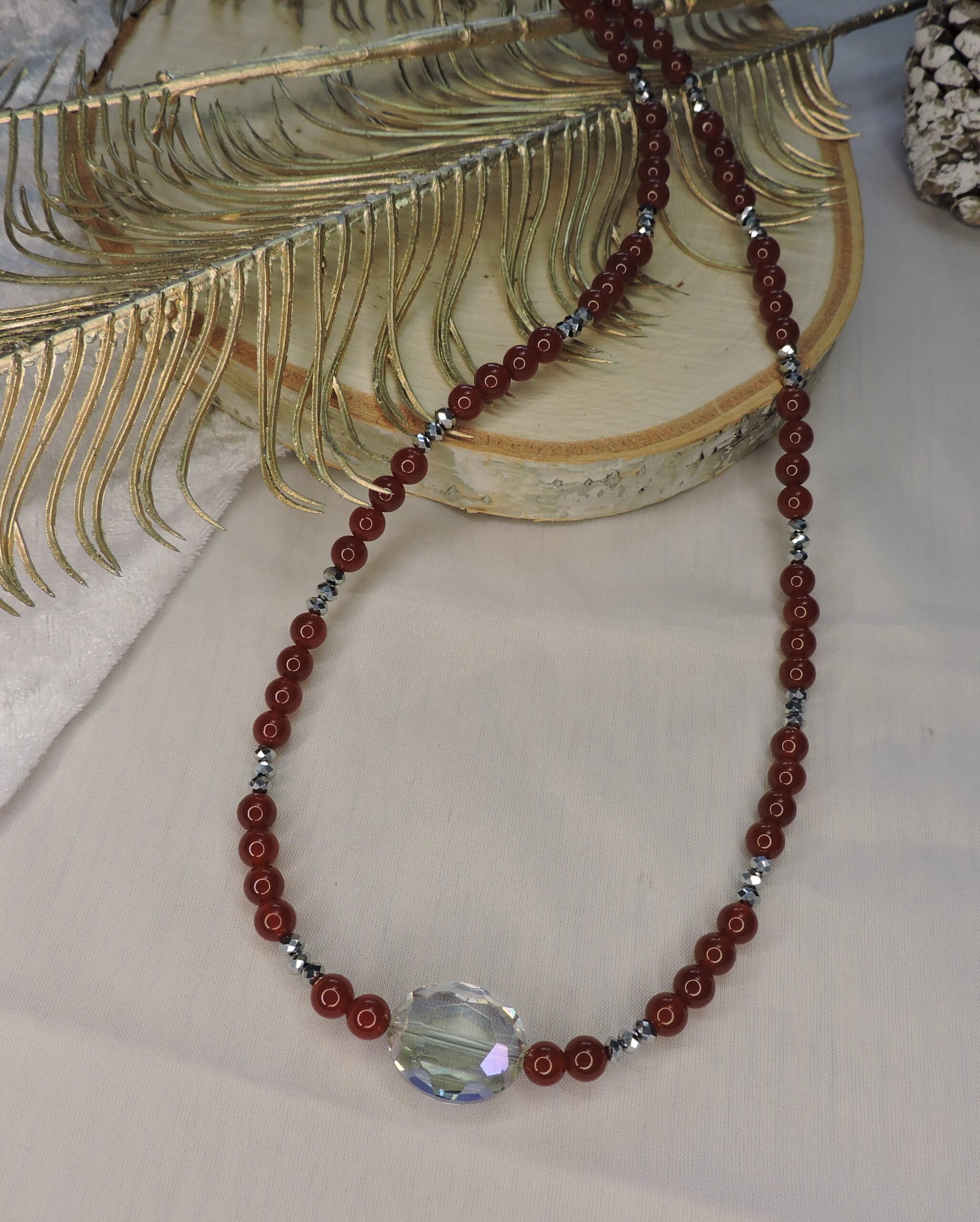 Garnet necklace